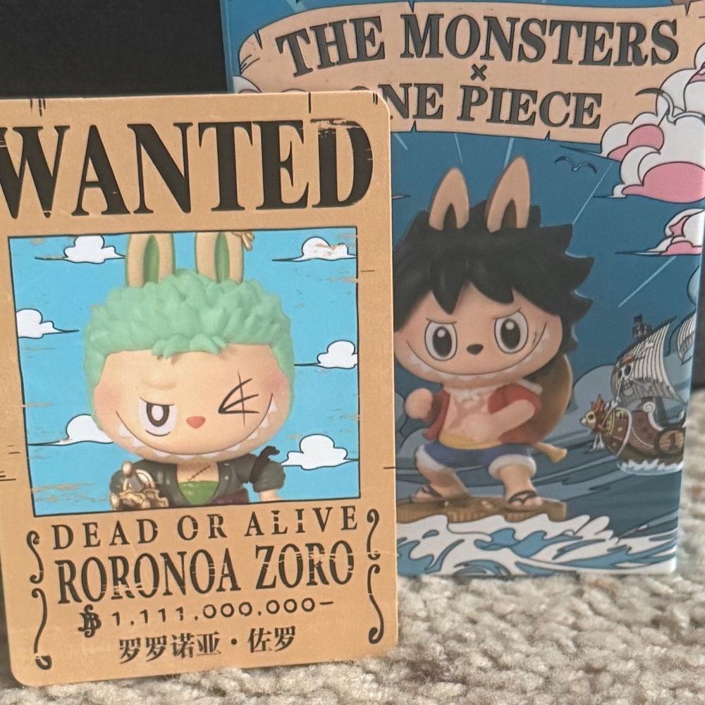 POP MART The Monsters x One Piece Series Figure RORONOA ZORA